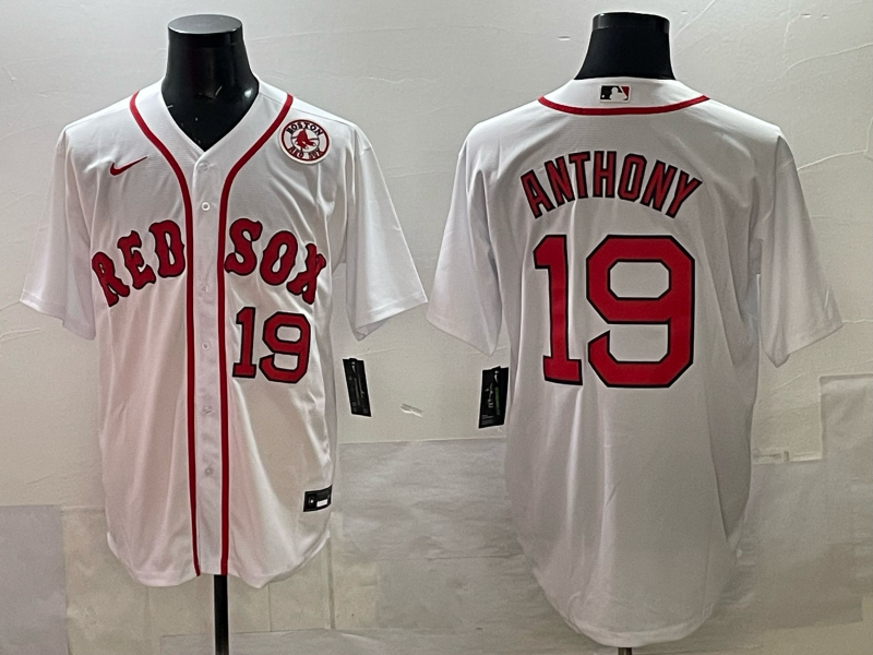 Men 2025 Boston Red Sox #19 Anthony white Nike MLB Jersey 001->boston red sox->MLB Jersey